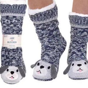 *New* Jane and Bleecker Puppy Slipper Socks
